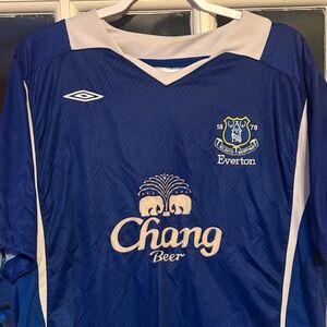 Umbro Blue and White Everton Jersey